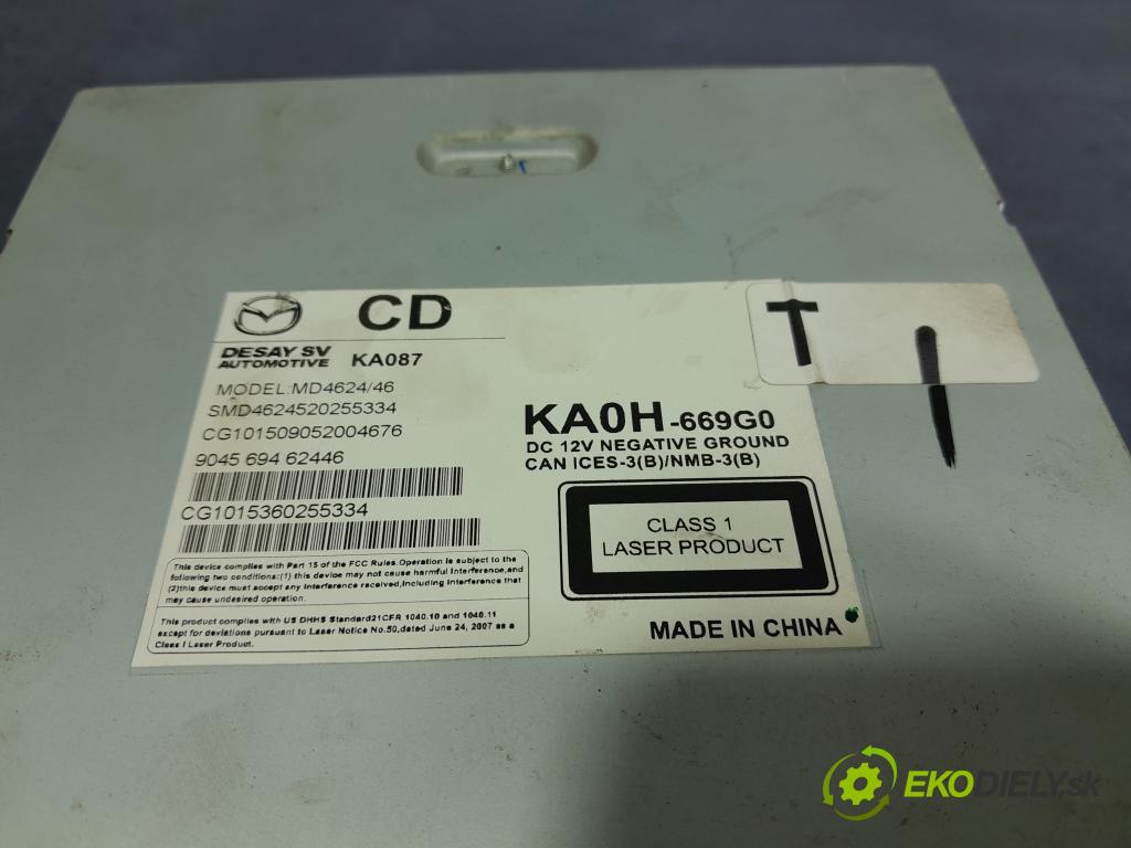 Mazda Cx-5 2015 Radio I Navigácia: KA0H-669G0
