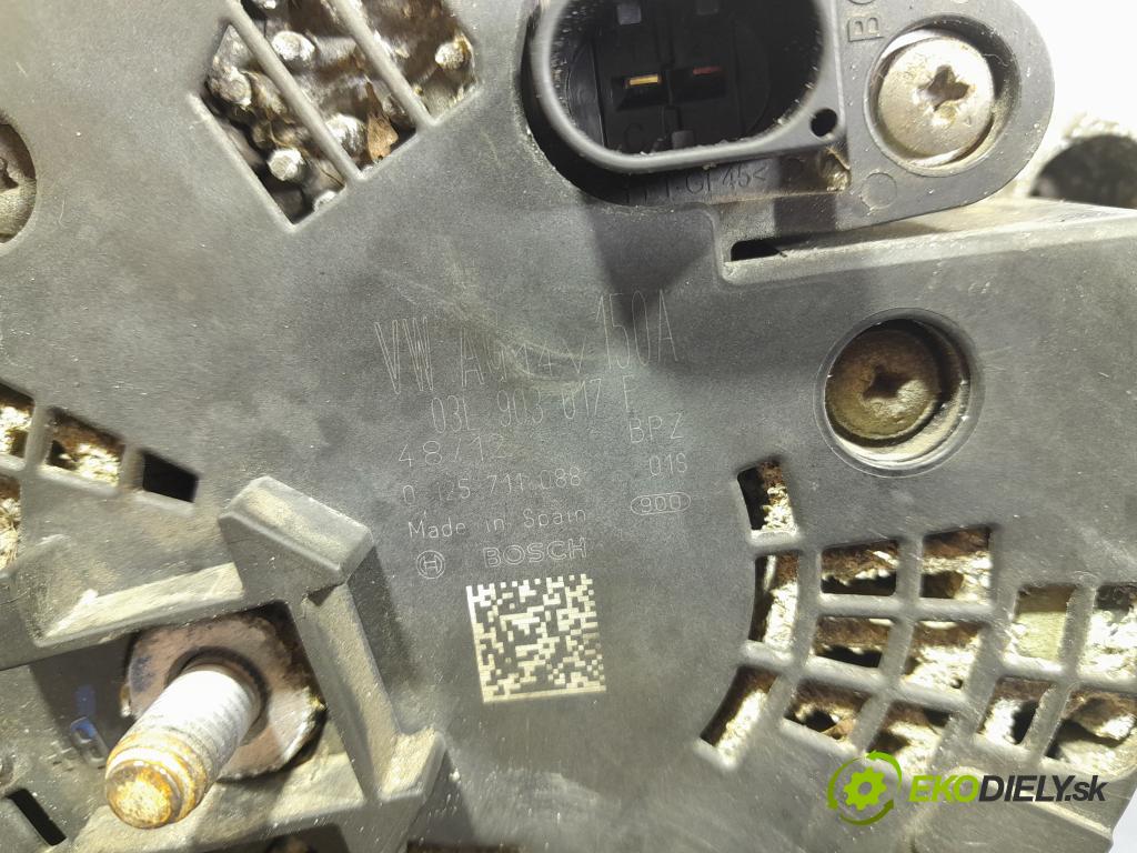 Audi A4 2012 Alternator 03L903517F