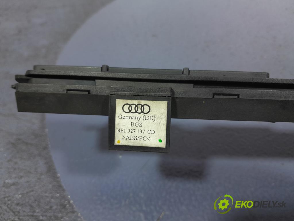 Audi A8 2005 Přepínač Světel: Nouzový 4E1927137CD
