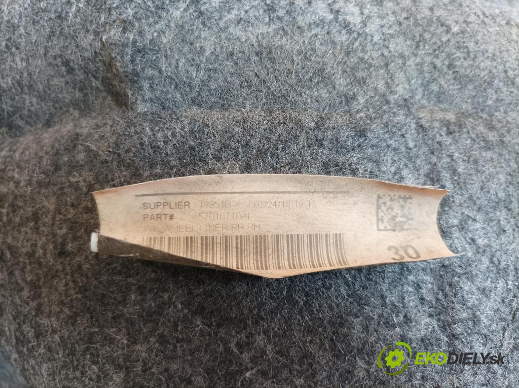 Jeep Grand cherokee 2018 Blatník: plastický: zad 57010710AL