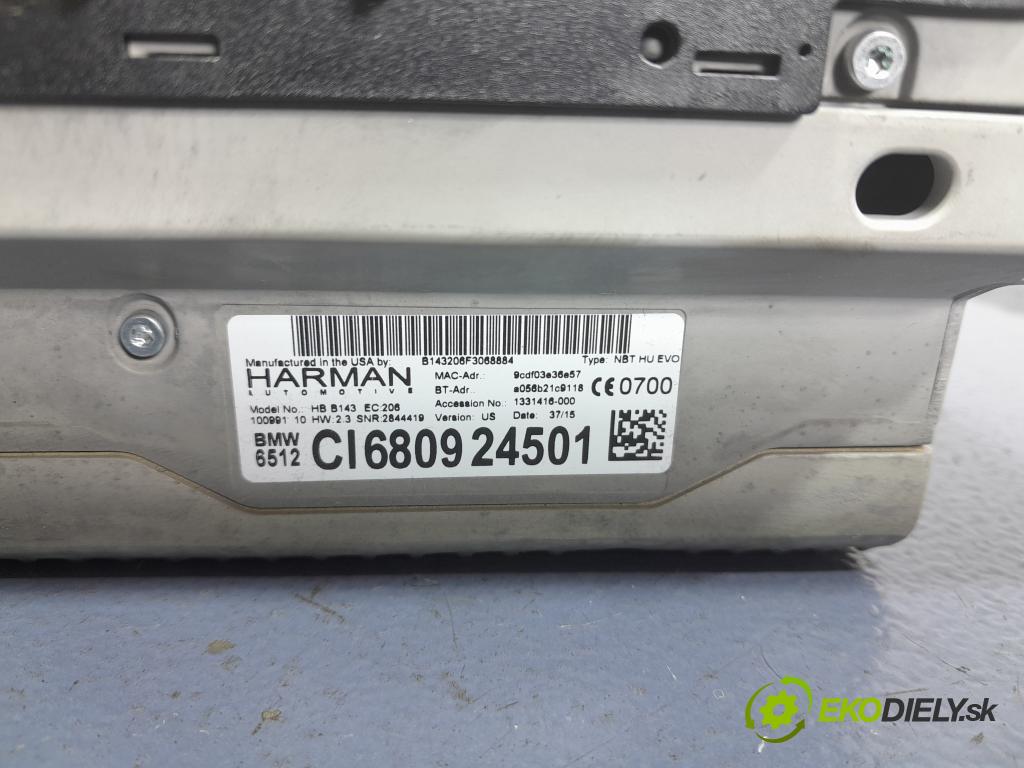 Bmw Seria 2 2015 Radio I Navigácia: 6434A-B140