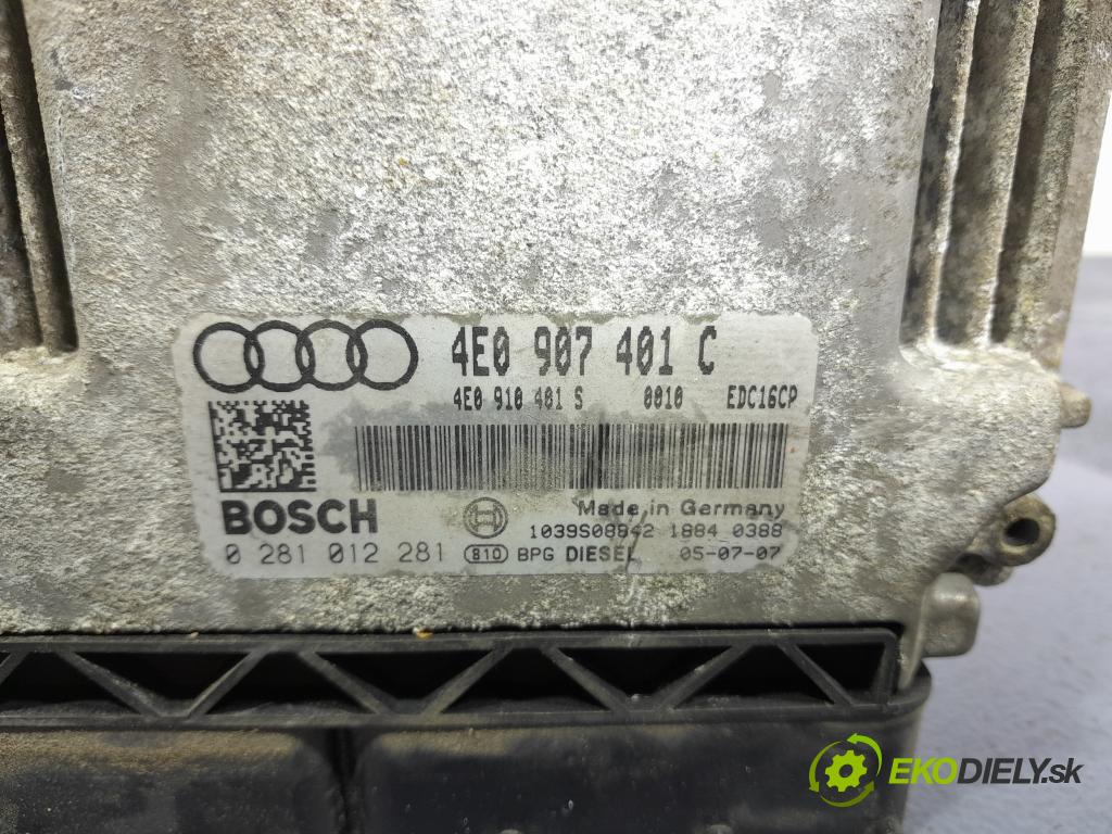 Audi A8 2005 riadiaca jednotka Motor: 4E0907401C