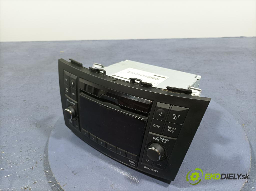 Suzuki Swift 2012 Radio I Navigácia: 39101-68L01
