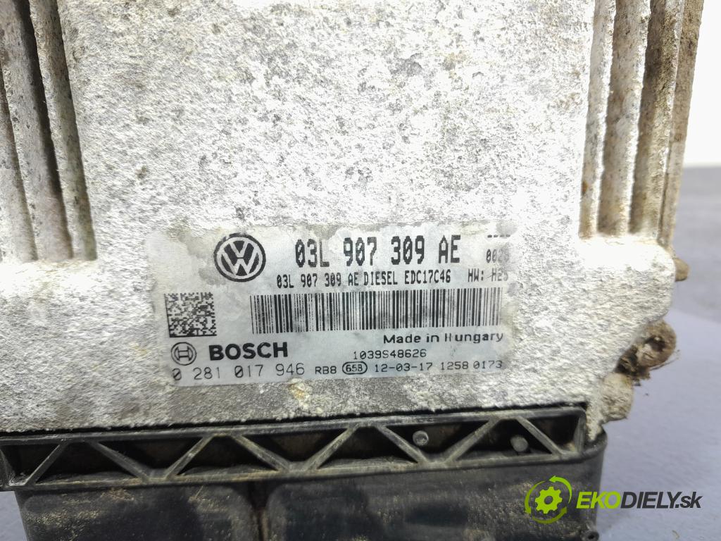 Vw Passat 2012 riadiaca jednotka Motor: 03L907309AE