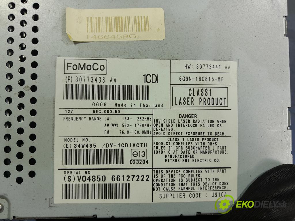 Volvo S80 2006 Radio I Navigácia: 30773438