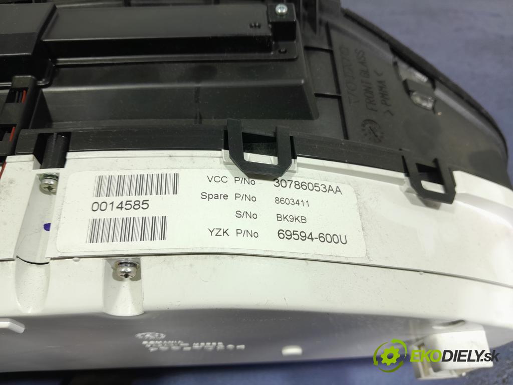 Volvo S80 2006 prístrojovka/ budíky 30786053AA