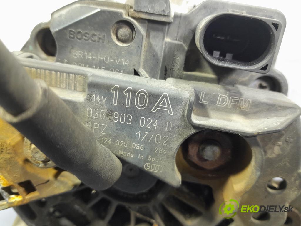 Audi A2 2002 Alternator 036903024D