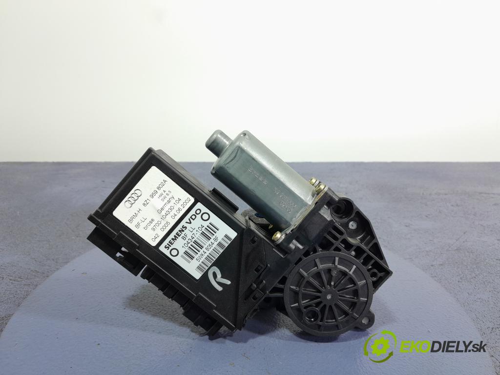Audi A2 2002 mechanismus stahování Sklenka: před v pravo: 8Z1959802A