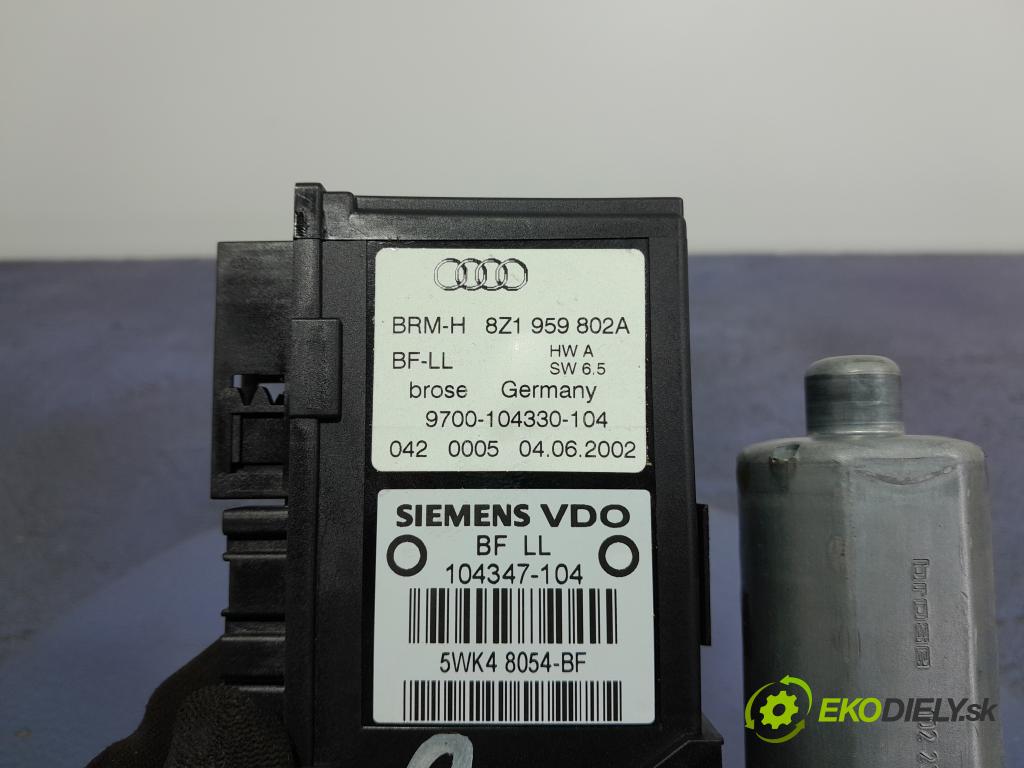 Audi A2 2002 mechanismus stahování Sklenka: před v pravo: 8Z1959802A