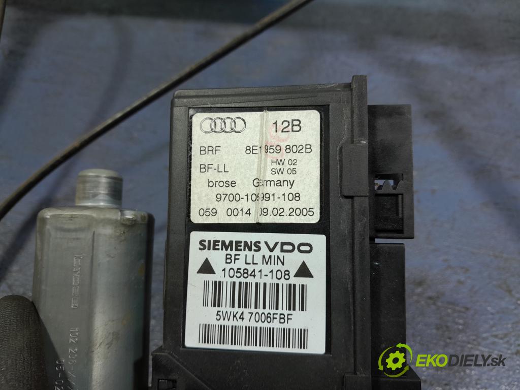 Audi A4 2005 mechanismus stahování Sklenka: před v pravo: 8E0837630