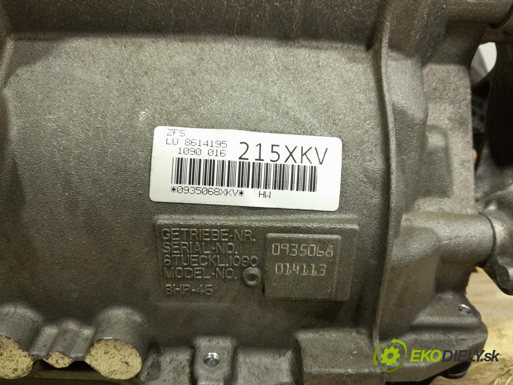 Bmw Seria 3 2014 prevodovka automatická 8HP-45