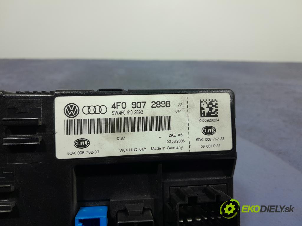 Audi A6 2006 riadiaca jednotka Komfortu 4F0907289B