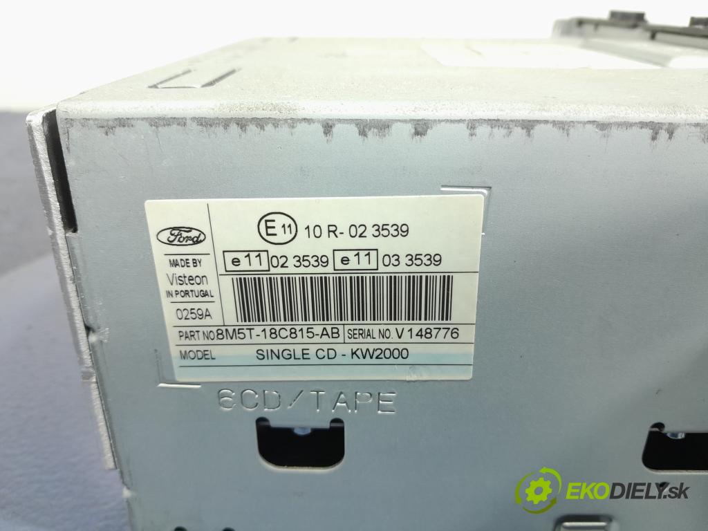 Ford Focus 2009 Radio I Navigácia: 8M5T-18C815-AB