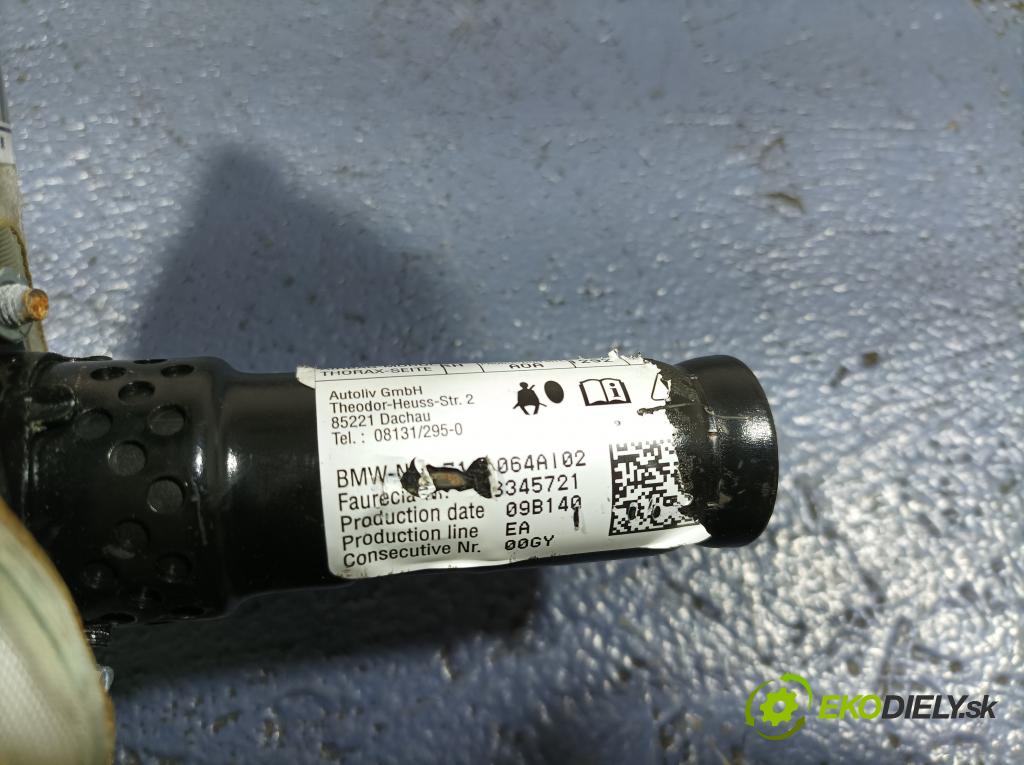 Bmw X6 2009 Airbag: Sedadlo: x 7161064