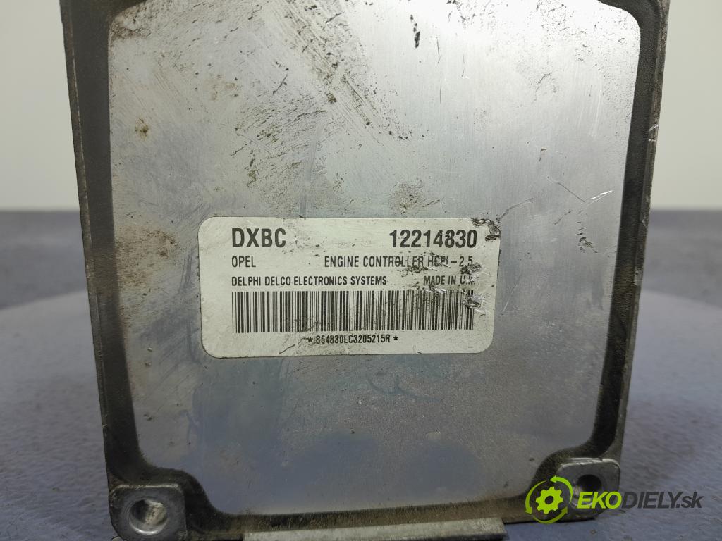 Opel Meriva 2003 řídící jednotka Motor: 12214830 DXBC