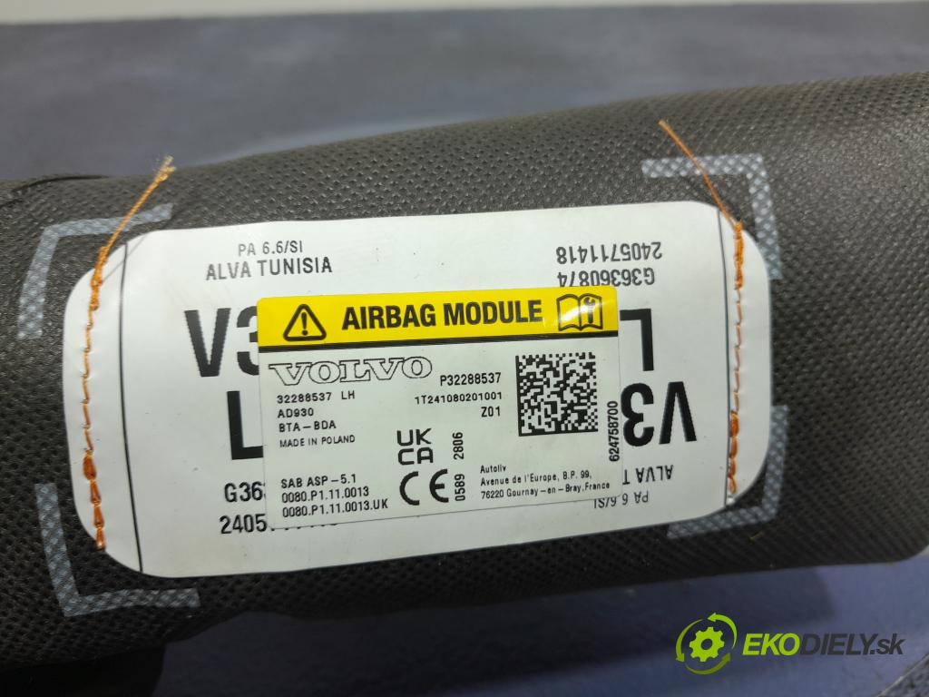 Volvo Xc40 2024 Airbag: Sedadlo: x 32288537
