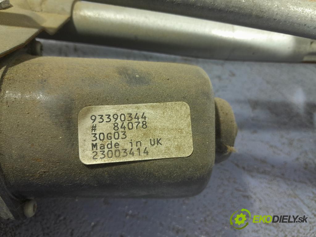 Opel Meriva 2003 mechanismus motorek Stěrače: před 93390344