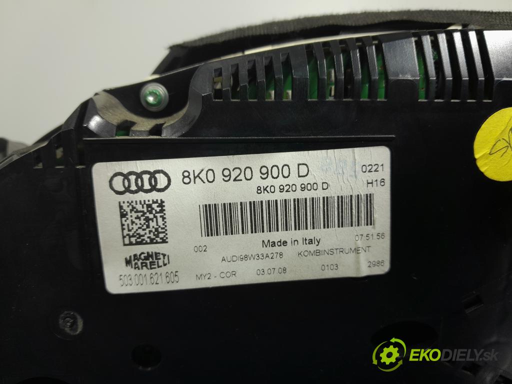 Audi A4 2008 prístrojovka/ budíky 8K0920900D