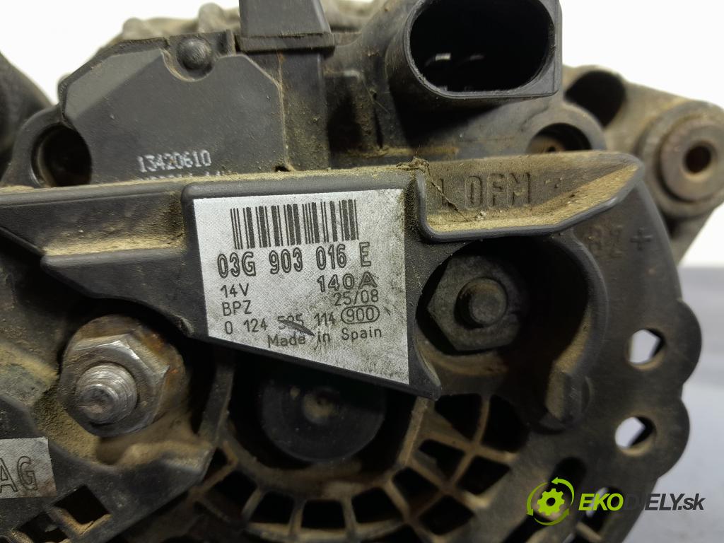 Audi A4 2008 Alternator 03G903016E