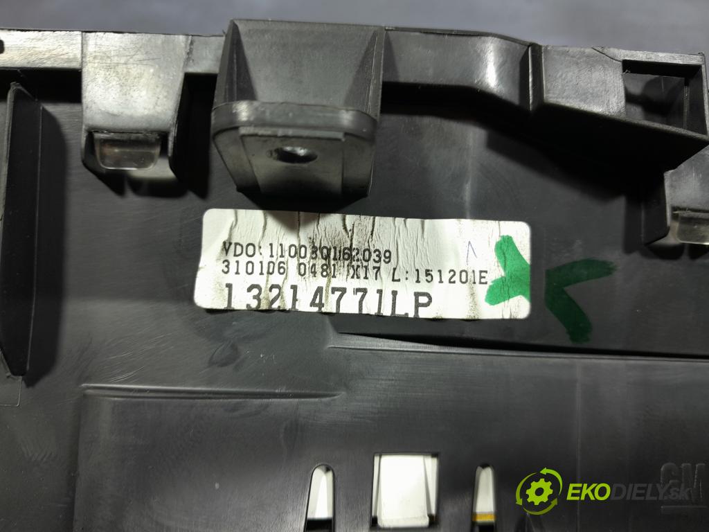 Opel Meriva 2006 prístrojovka/ budíky 87001437