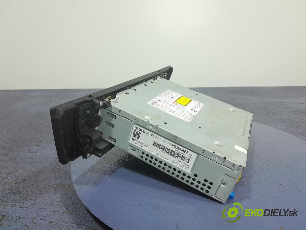 Audi A6 2013 Radio I Navigácia: 4G0035666F