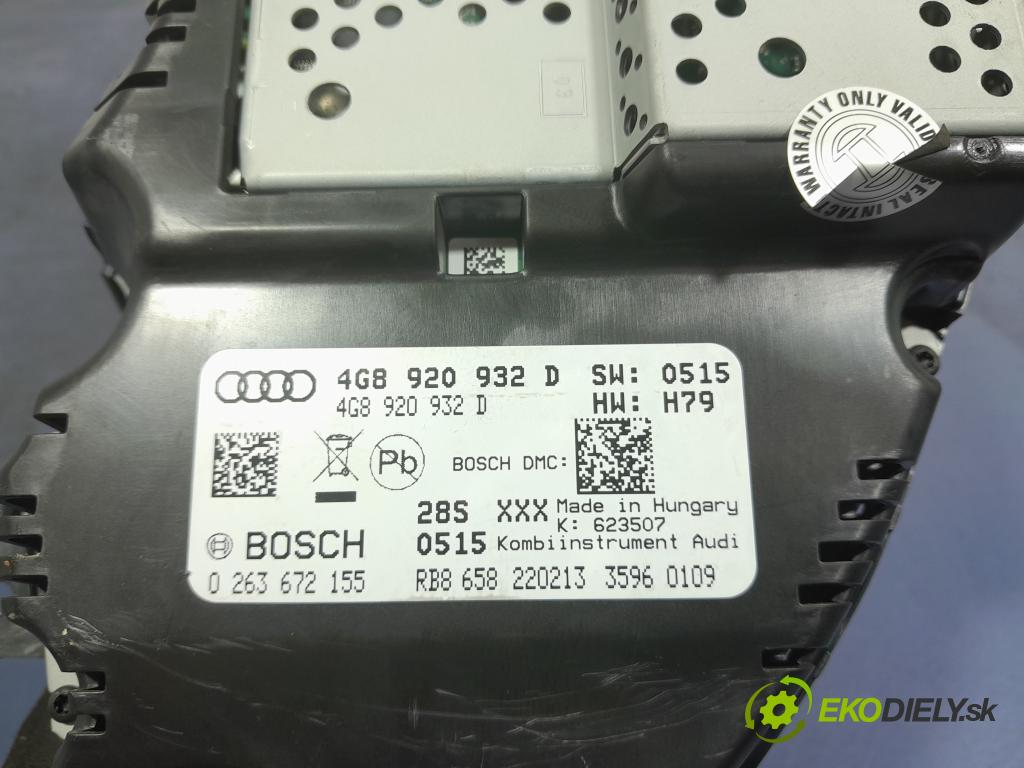 Audi A6 2013 prístrojovka/ budíky 4G8920932D