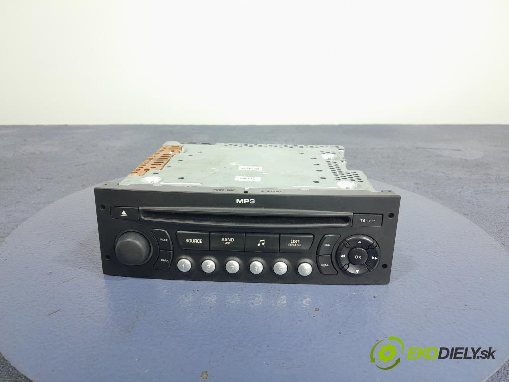 Peugeot 207 2007 Radio I Navigácia: 96643699XT