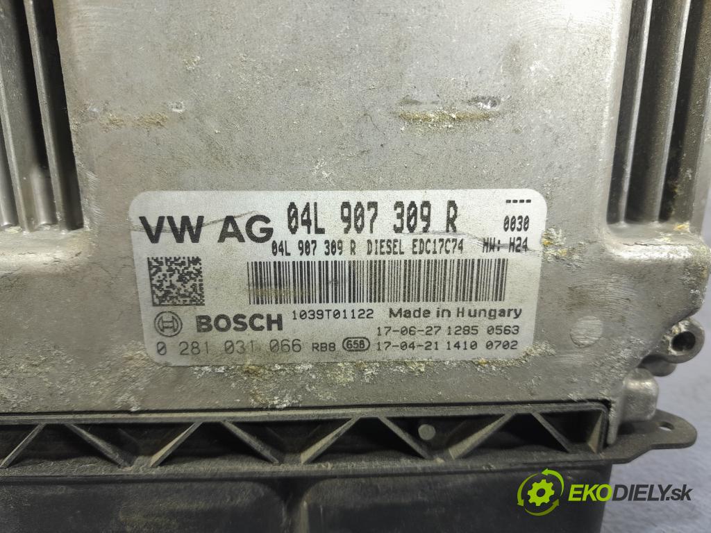 Vw Passat 2017 řídící jednotka Motor: 04L907309R