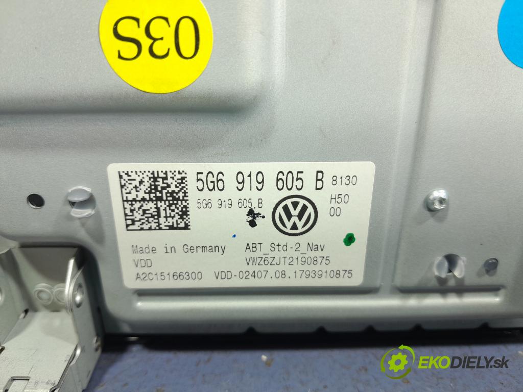 Vw Passat 2017 Radio I Navigácia: 5G6919605B