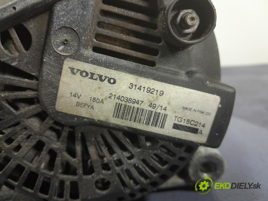 Volvo V40 2014 Alternator 31419219