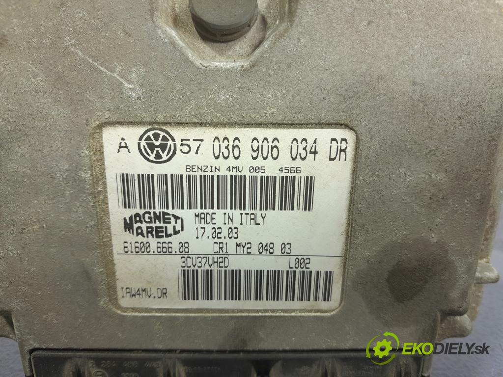Vw Golf 2003 řídící jednotka Motor: 036906034DR
