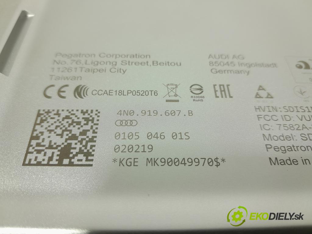 Audi A8 2019 displej Radio / GPS 4N0919607B