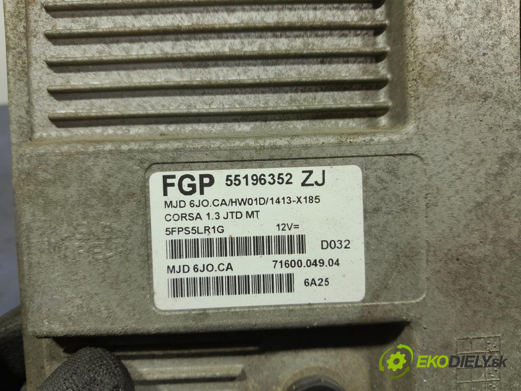 Opel Corsa 2006 řídící jednotka Motor: 55196352