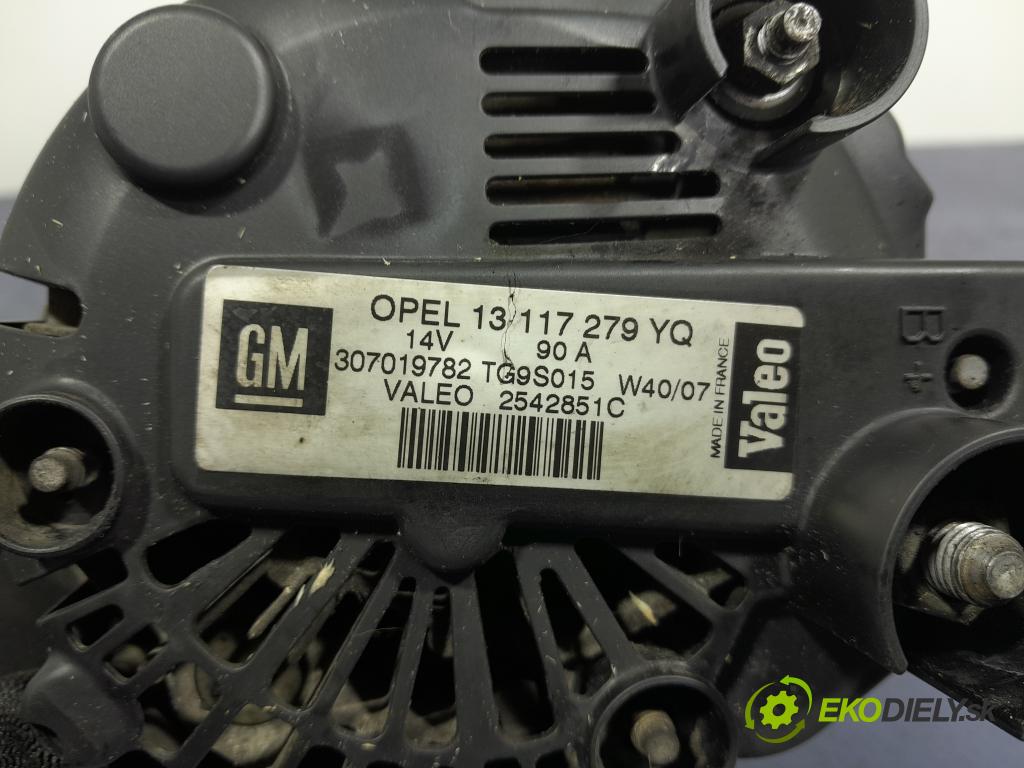 Opel Corsa 2006 Alternator 13117279