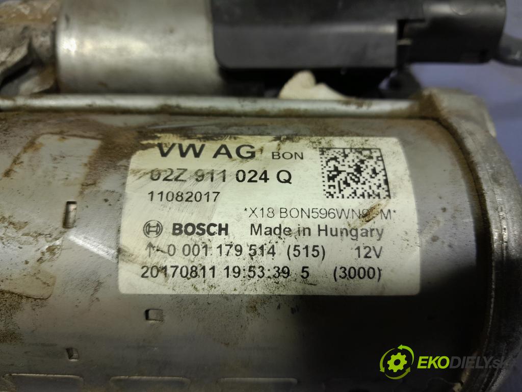 Vw Golf 2017 startér: 02Z911024Q
