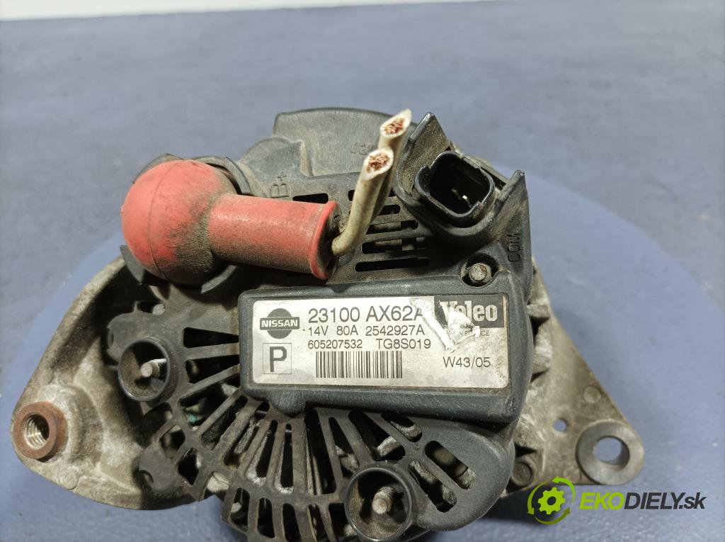 Nissan Micra 2005 Alternator 23100-AX62A