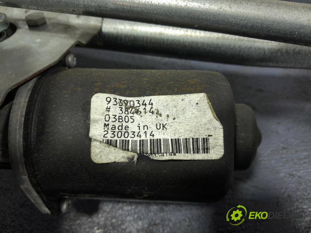 Opel Meriva 2005 mechanismus motorek Stěrače: před 93390344