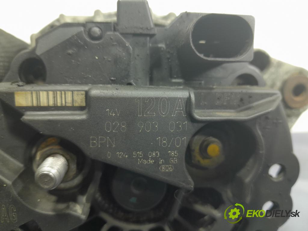 Vw Passat 2001 Alternator 028903031
