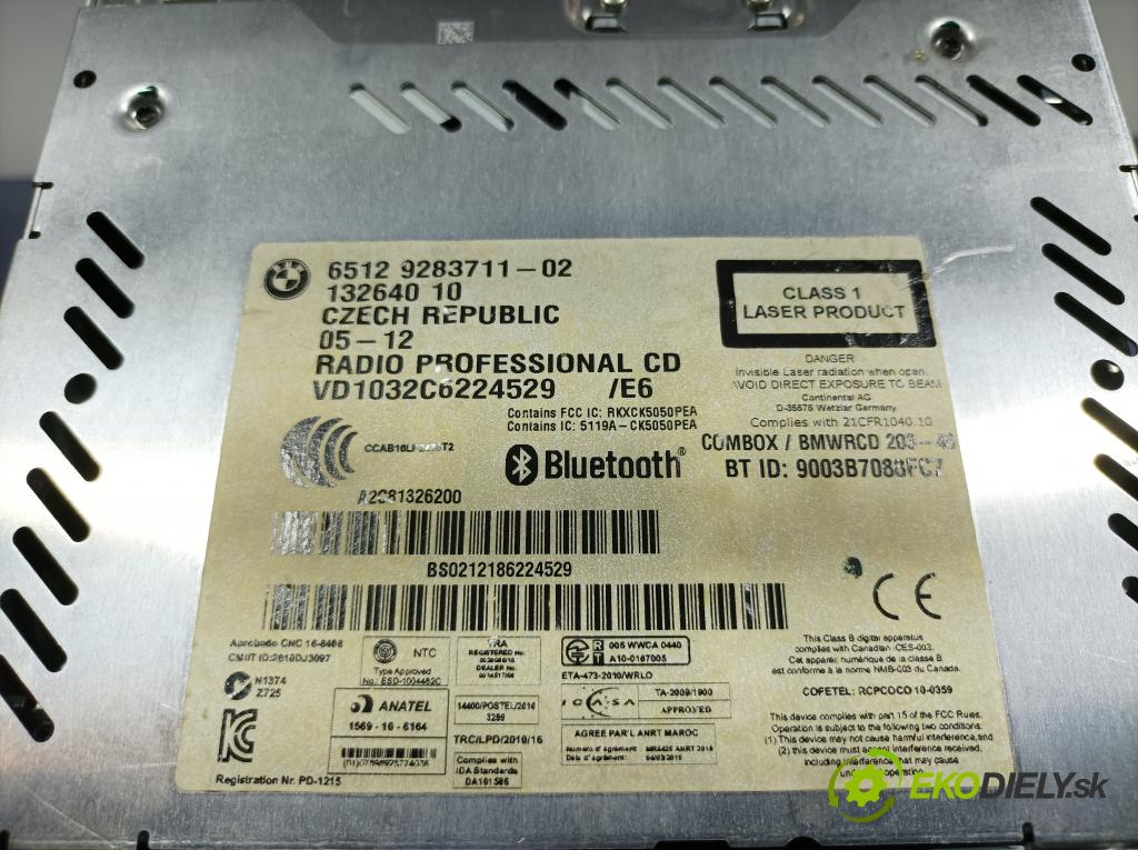 Bmw X1 2012 Radio I Navigácia: 9283711