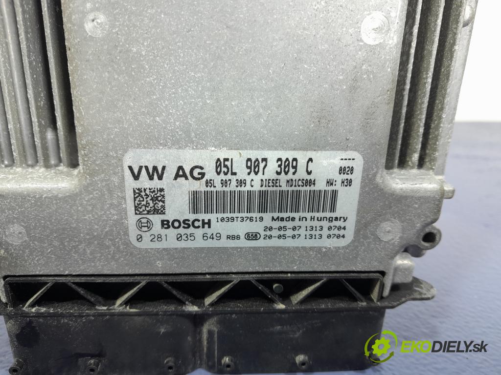 Skoda Octavia 2020 řídící jednotka Motor: 05L907309C
