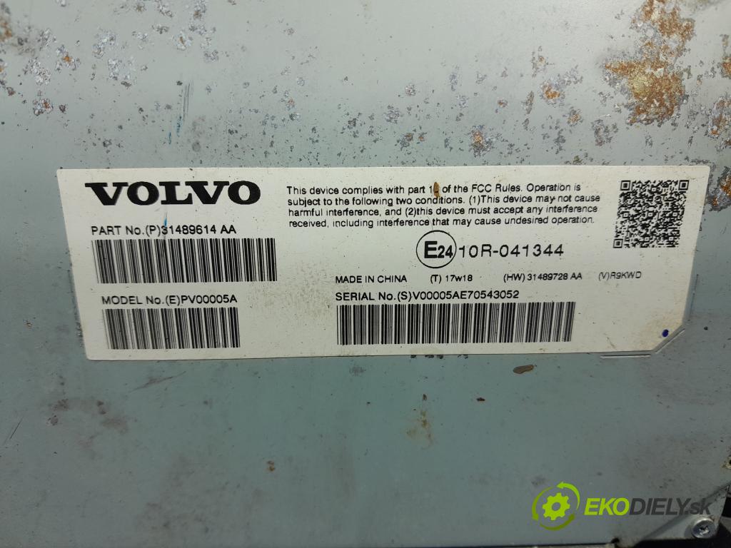 Volvo V90 2017 Zesilovač: Rádio: Navigacia: 31489614AA