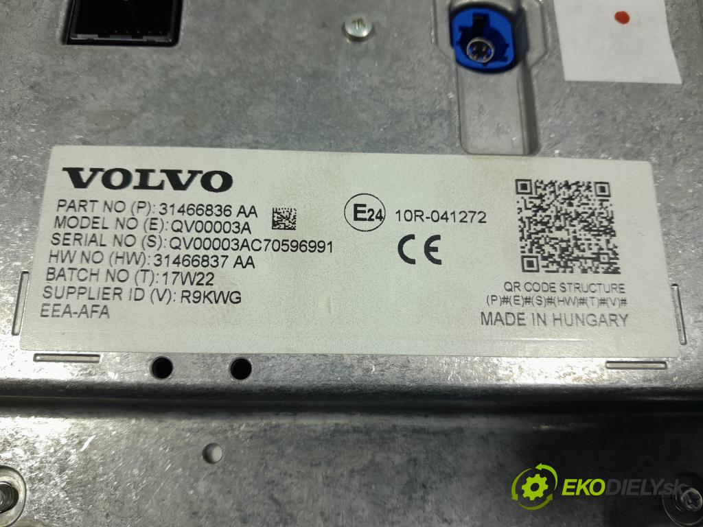 Volvo V90 2017 displej Radio / GPS 31466836AA