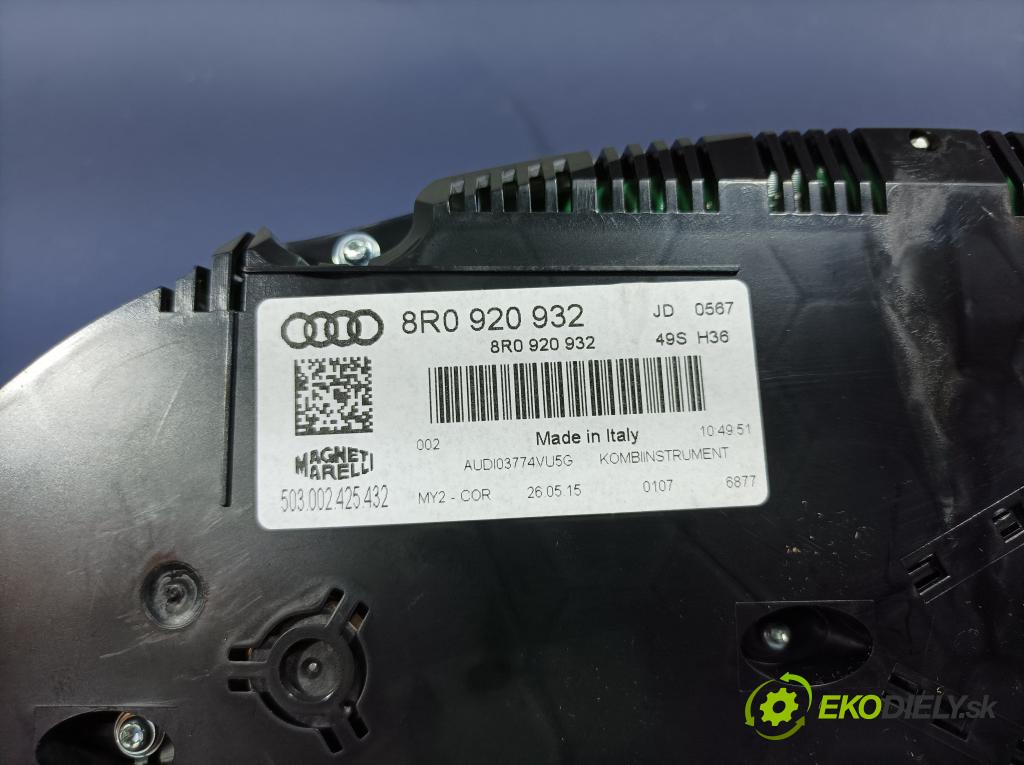 Audi Q5 2015 prístrojovka/ budíky 8R0920932