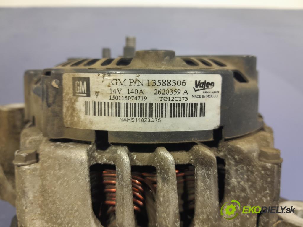 Opel Insignia 2015 Alternator 13588306