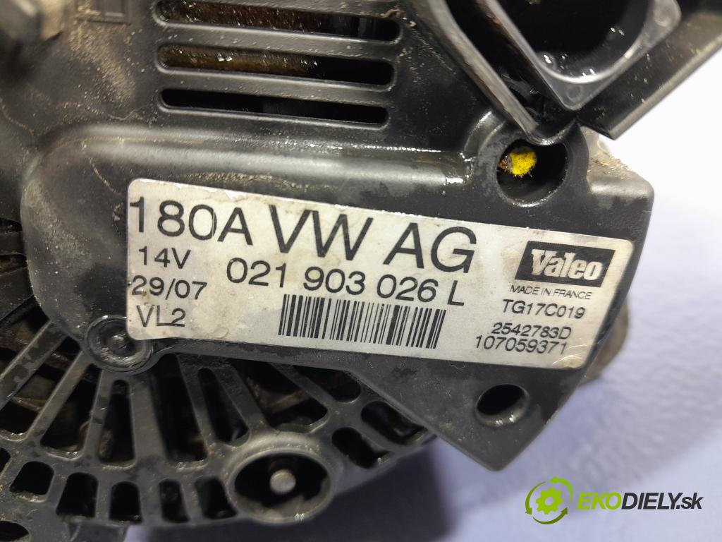 Vw Passat 2007 Alternator 021903026L