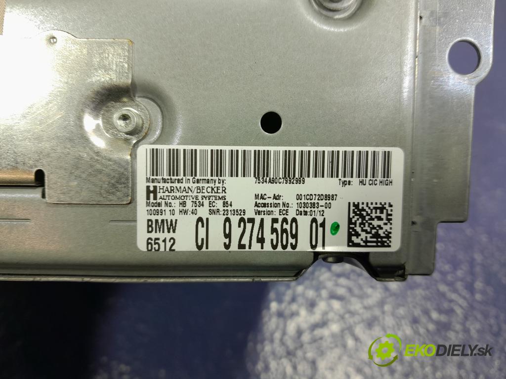 Bmw Seria 5 2012 Radio I Navigácia: 9274569