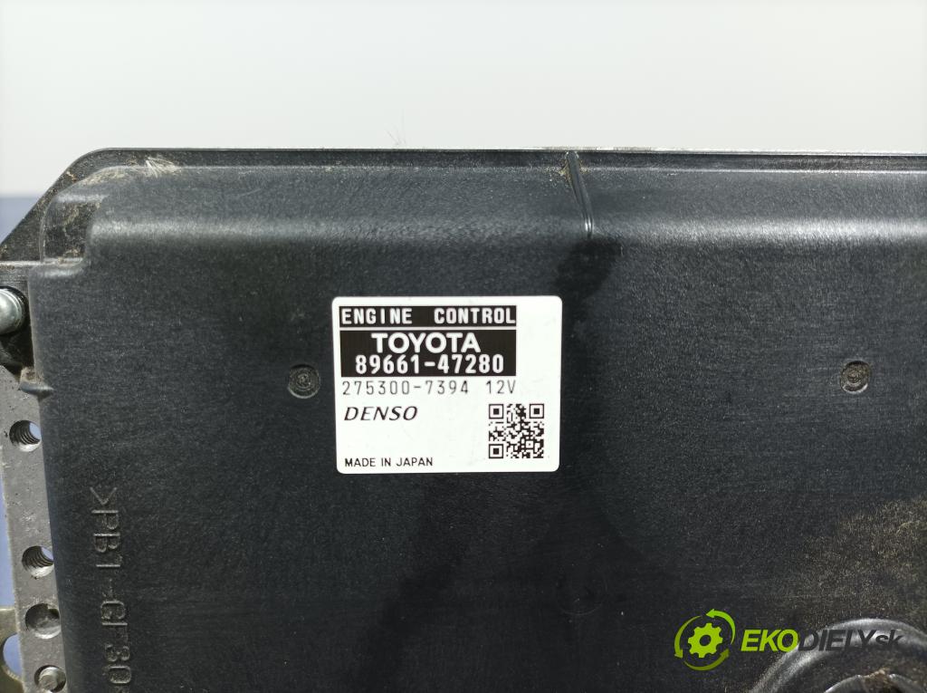 Toyota Prius 2010 riadiaca jednotka Motor: 89661-47280