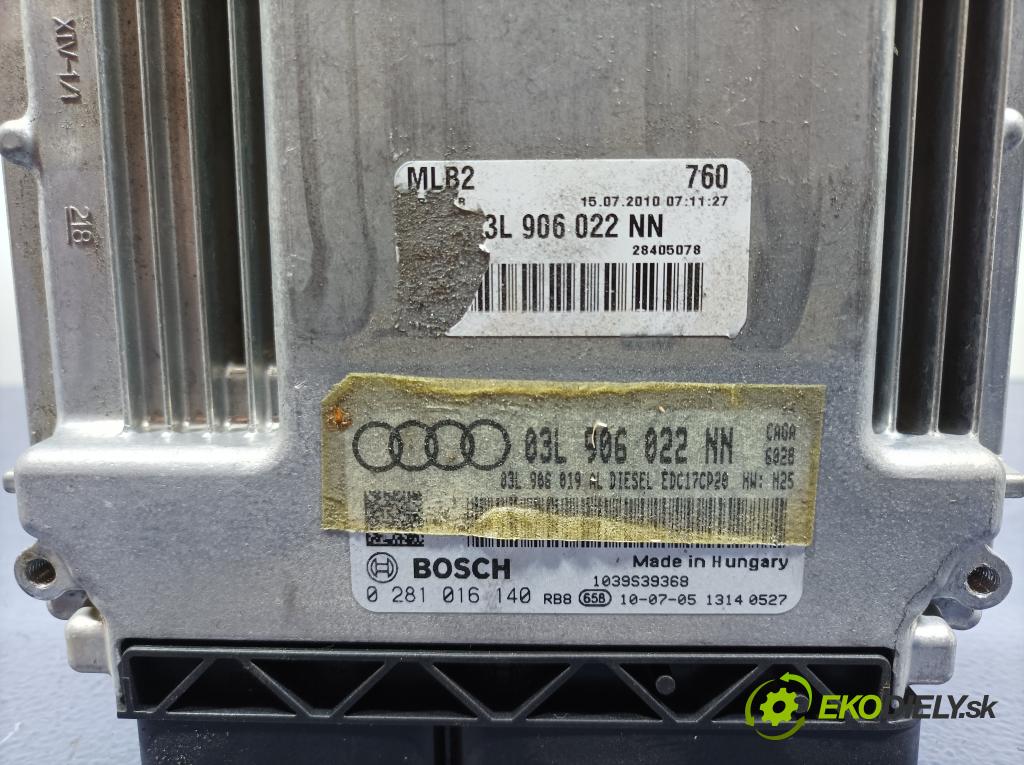 Audi A4 2010 riadiaca jednotka Motor: 03L906022NN
