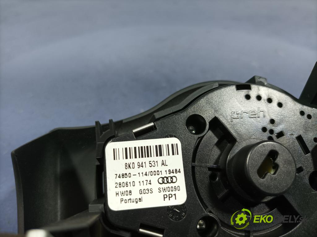 Audi A4 2010 Přepínač Světel: 8K0941531AL