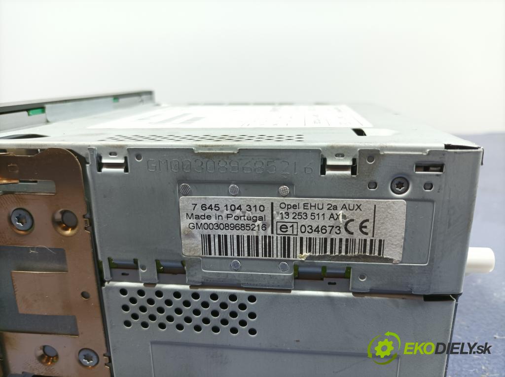 Opel Meriva 2008 Radio I Navigácia: 13253511